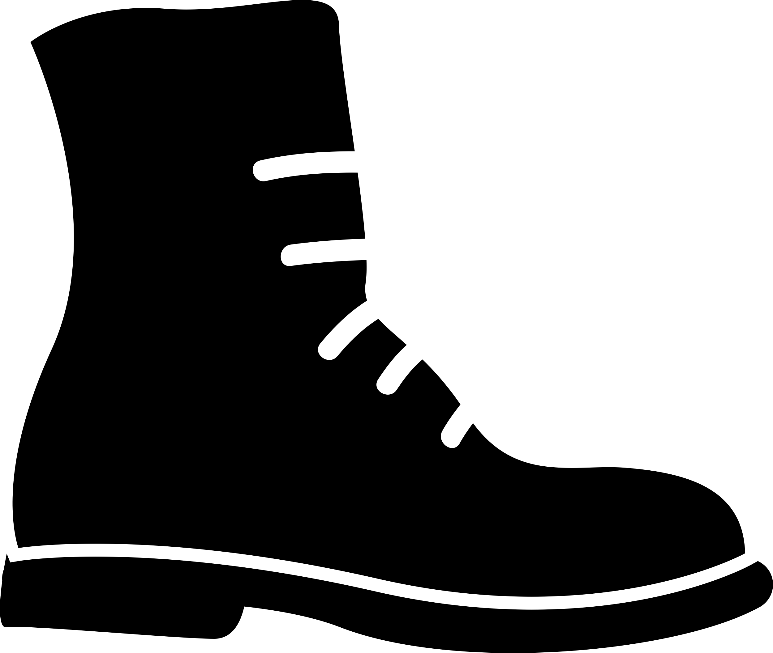 Military Boot Outline Icon Svg Set Free Vectors